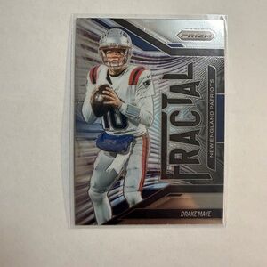 🔥Panini Fractal Football Card - White, Navy & Silver Accents